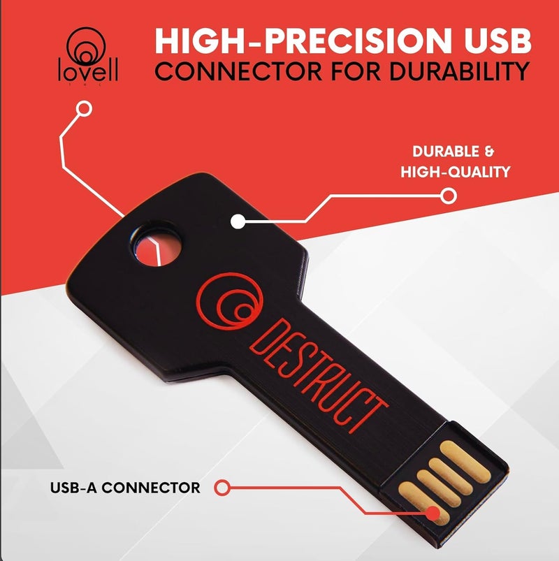 D-Struct Lovell PRO - USB Hard Drive Eraser & Data Destruction Tool - 3 Phase Crytopgraphic Wipe - Super Fast SMART Technology - Multi-Drive Compatibility - Works With HDD, SSD, & External Hard Drives - Image 5